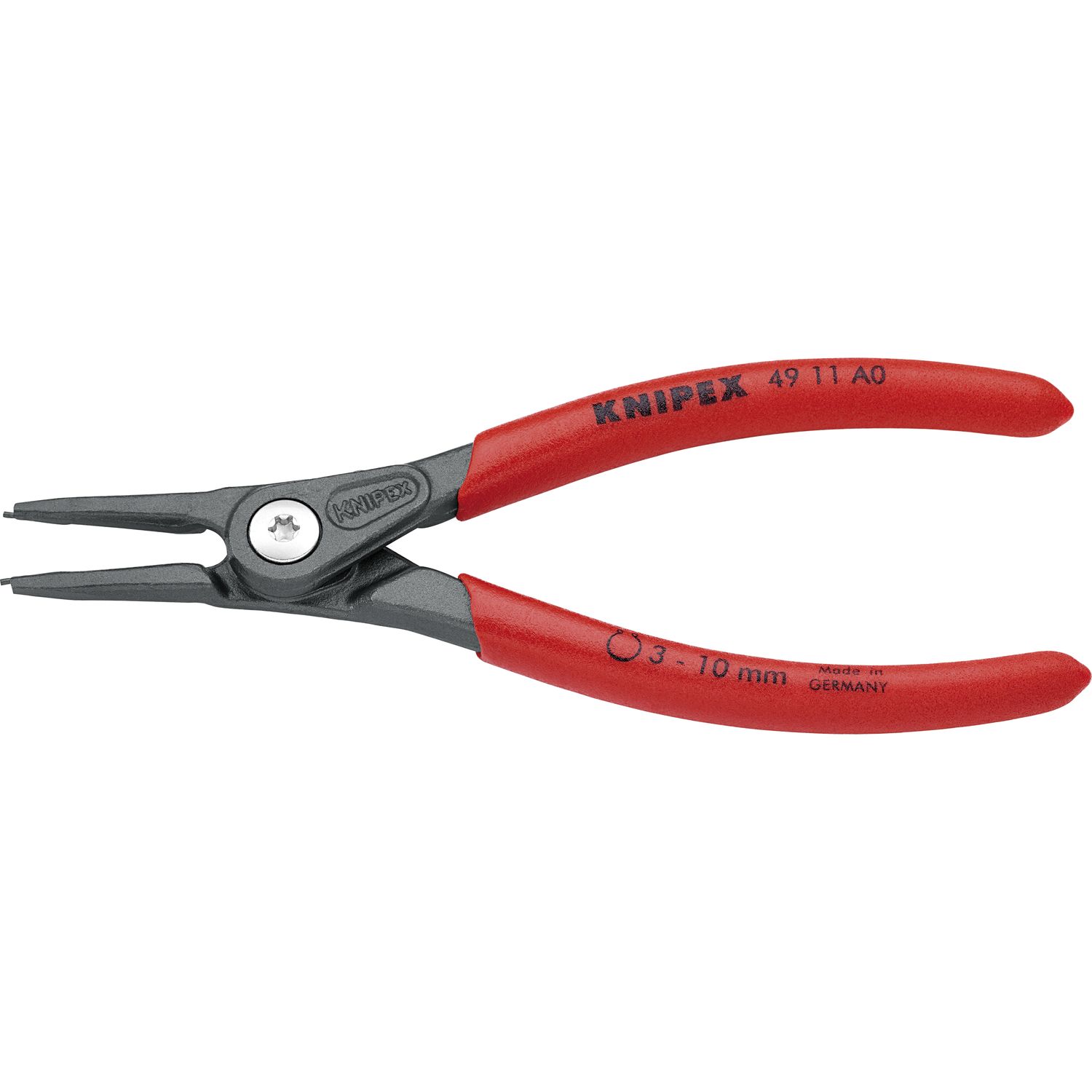 Knipex Präzisions Sicherungsringzange 4911 A0 DIN 5254 A außen gerade