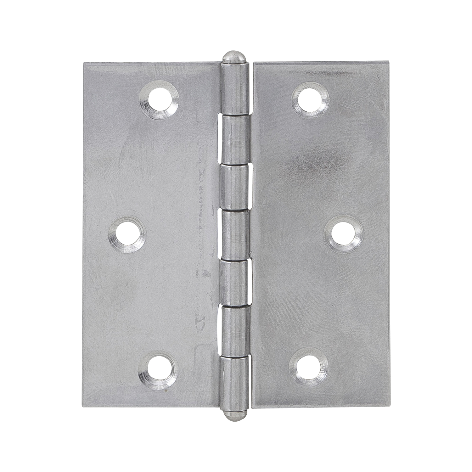 Metalurgia Knopfscharnier - leichte Ausführung 60 x 50 mm, Edelstahl