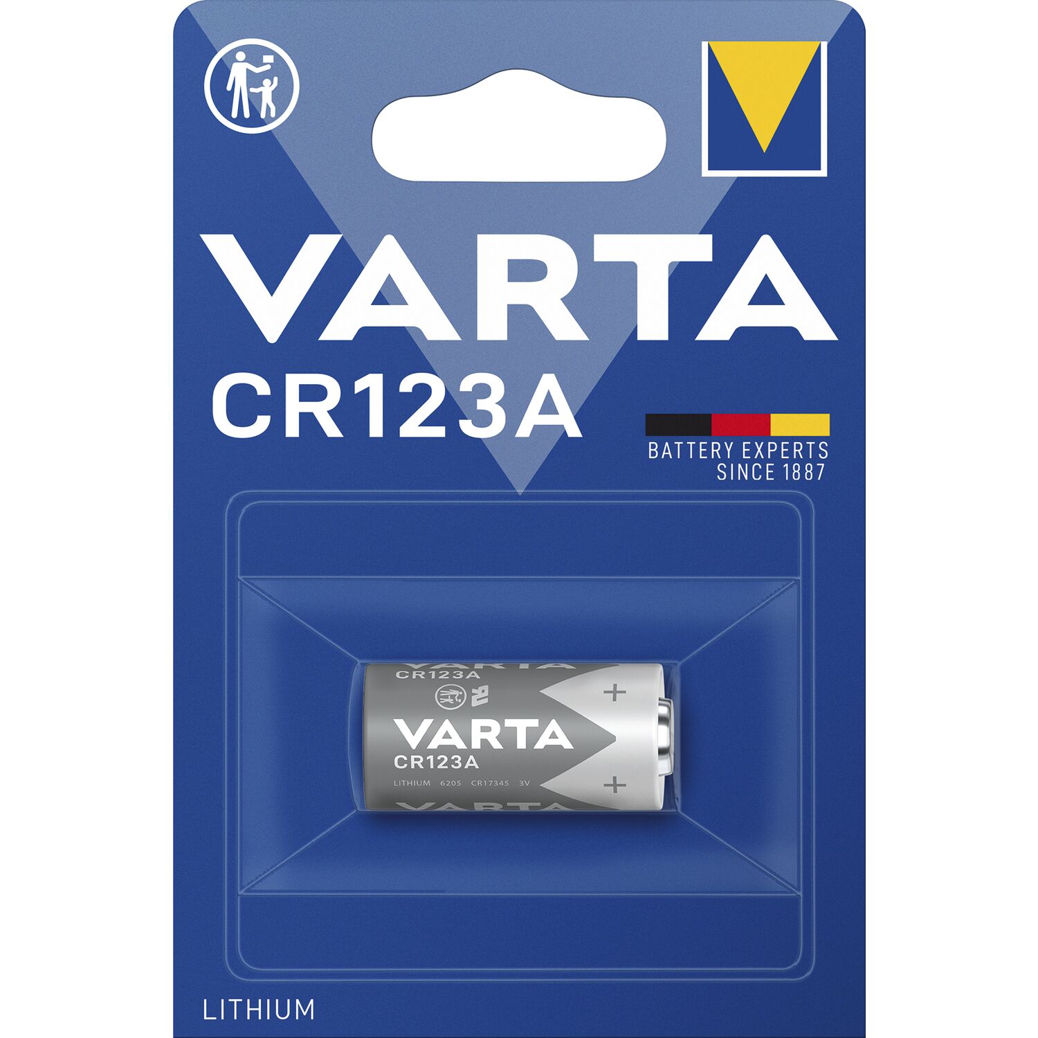 Varta Photobatterie Lithium CR123 A 3 Volt (1 St)
