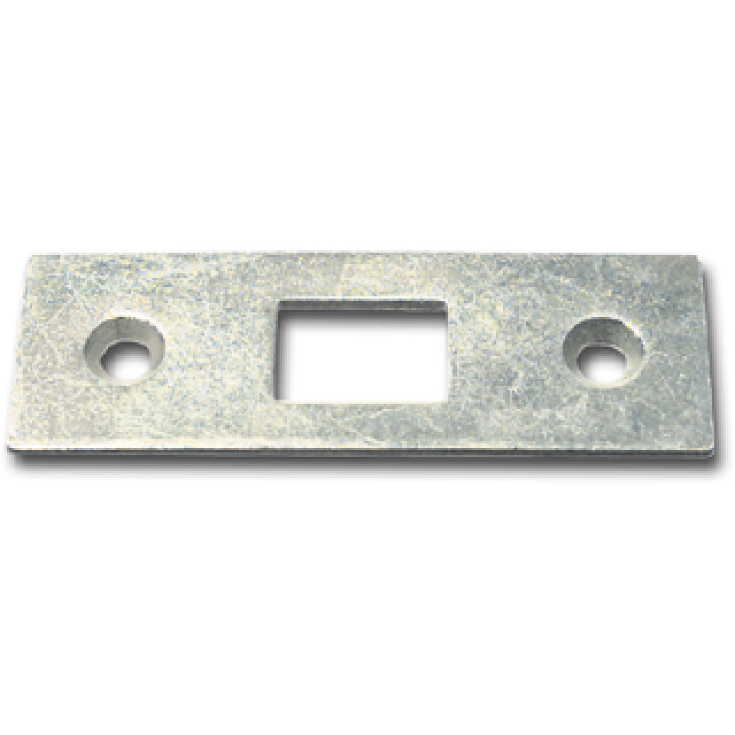Schließblech für Einlegstangen gerade, 53 x 18 mm, Stahl verzinkt