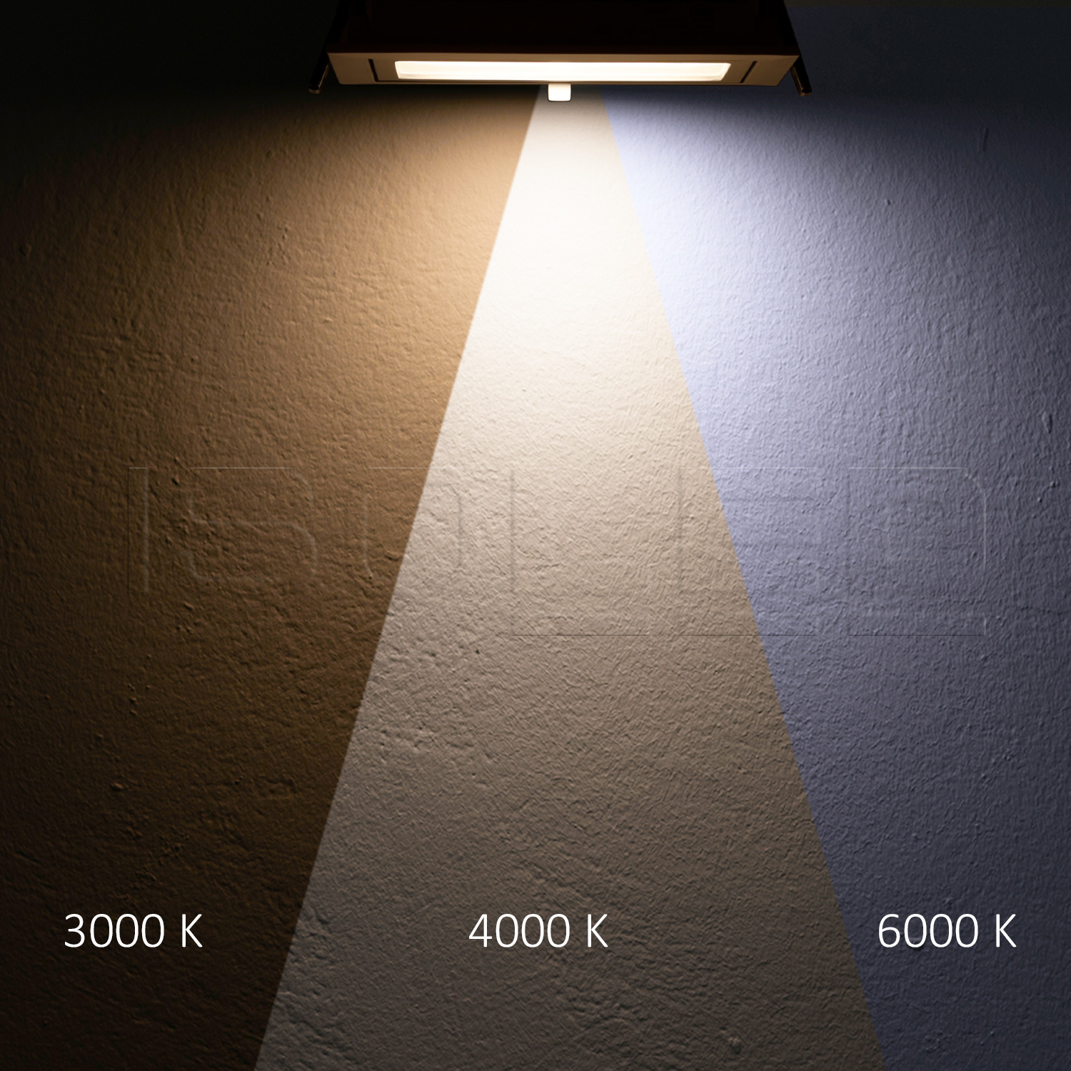 ISOLED LED Shop-Downlight Box 32W ausschwenkbar weiß ColorSwitch 3000|4000|6000K dimmbar