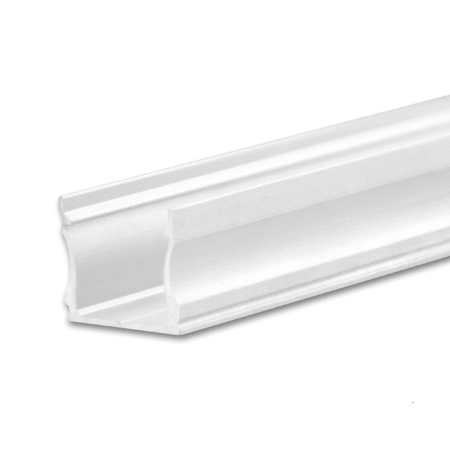 ISOLED LED Aufbauprofil PURE12 S Aluminium weiß RAL9010 300cm