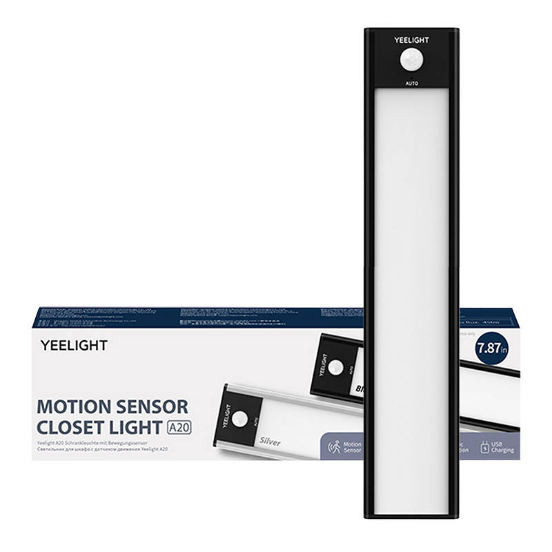Yeelight Schrankleuchte schwarz 20cm 2700K
