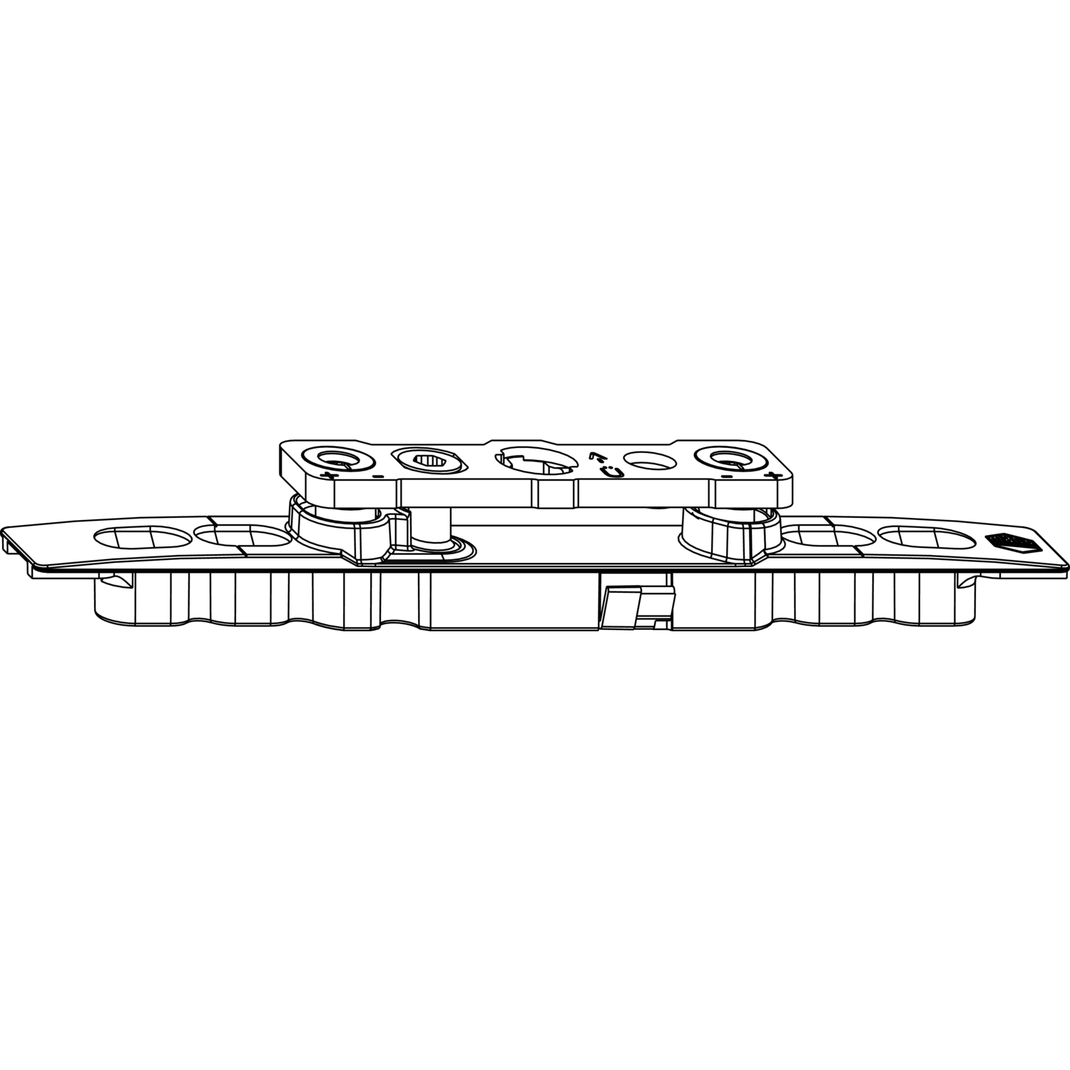 Maco #52321 MACO Kipp- und Drehband AS/PVC/DTuni einstellbar 80 kg L=146 mm silber (52321)