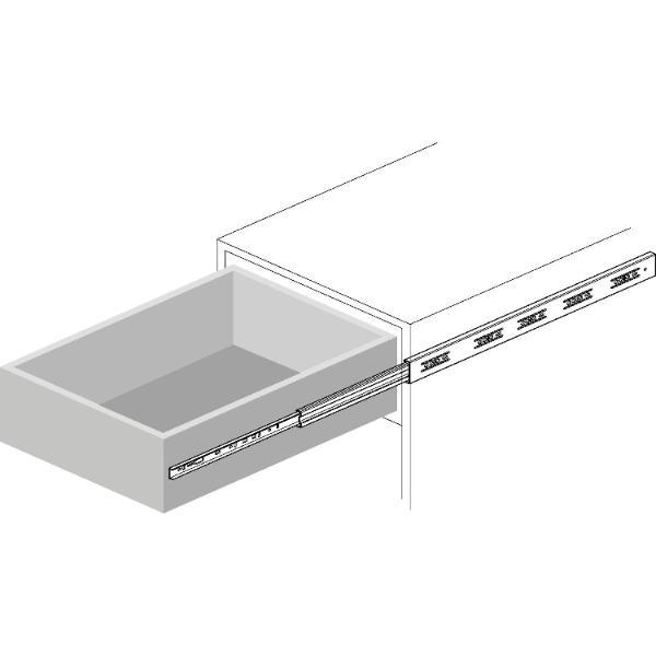 Accuride 3832DO Kugelkäfigführung - Vollauszug, L 350 mm Stahl verzinkt Accuride 3832DO Kugelkäfigführung - Vollauszug, L 700 mm Stahl verzinkt