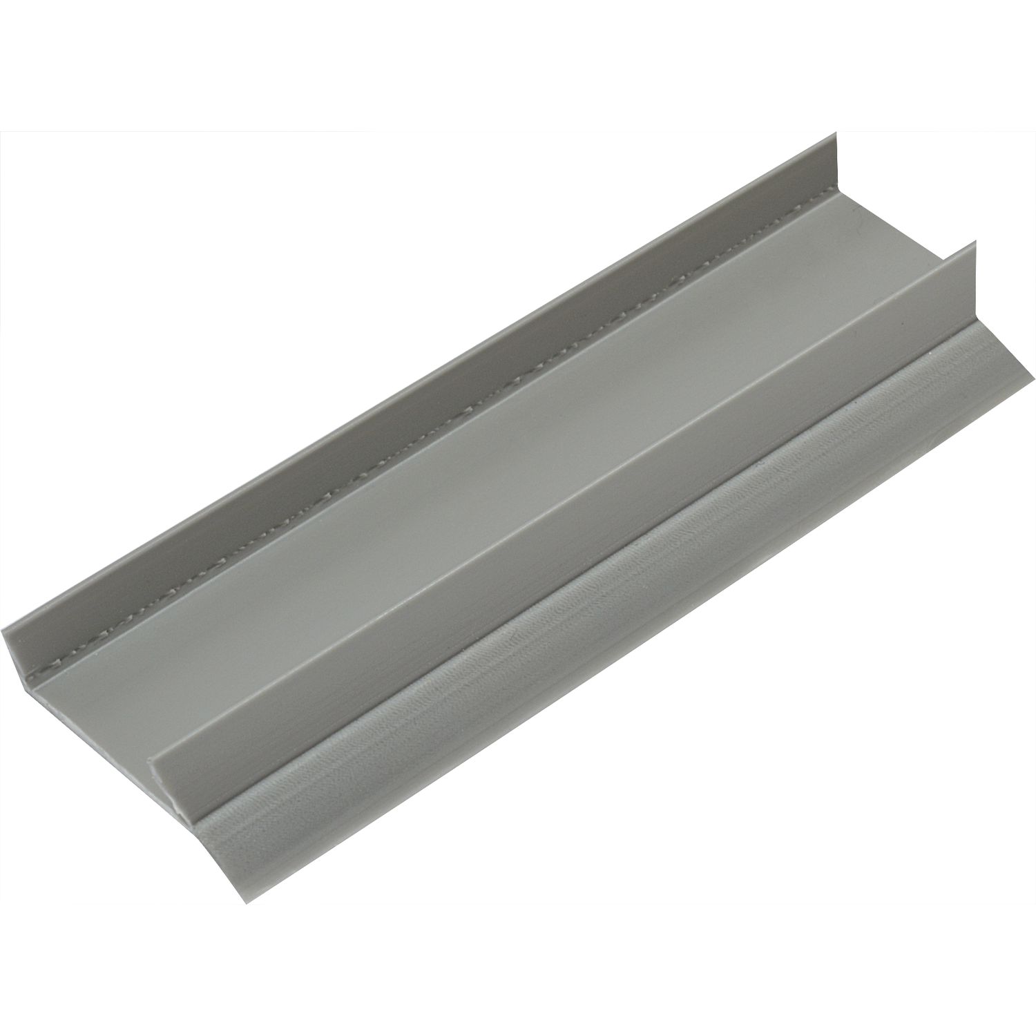 REHAU Sockel-Abschlussprofil 19 mm mit Dichtlippe, Kunststoff grau (3 m)