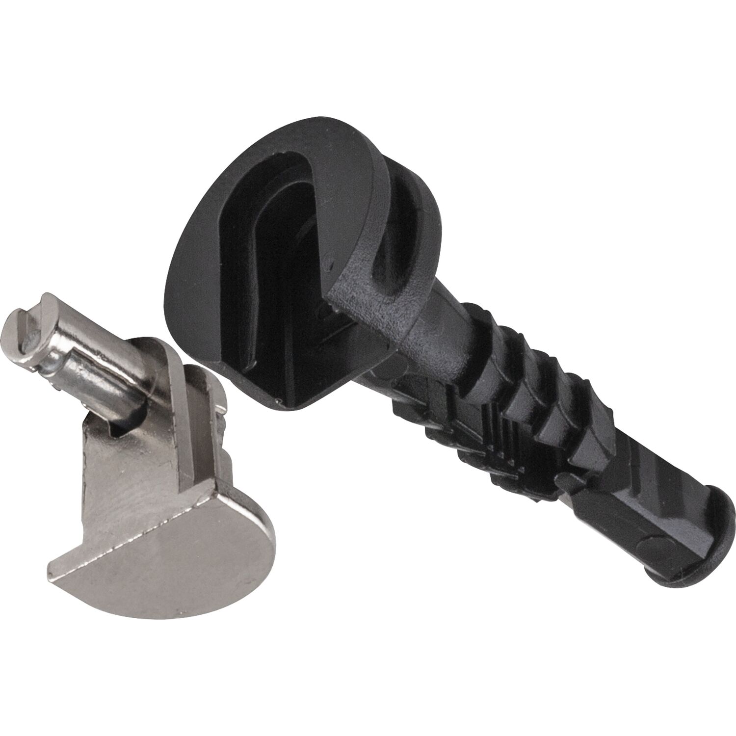 Effegibrevetti Alfa Stop Bodenträger Trägerteil 10 mm vernickelt, Gehäuseteil Normal-360 10 mm