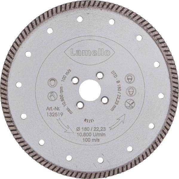 Lamello Diamant Trennscheibe 180 mm Fliesen, Putz