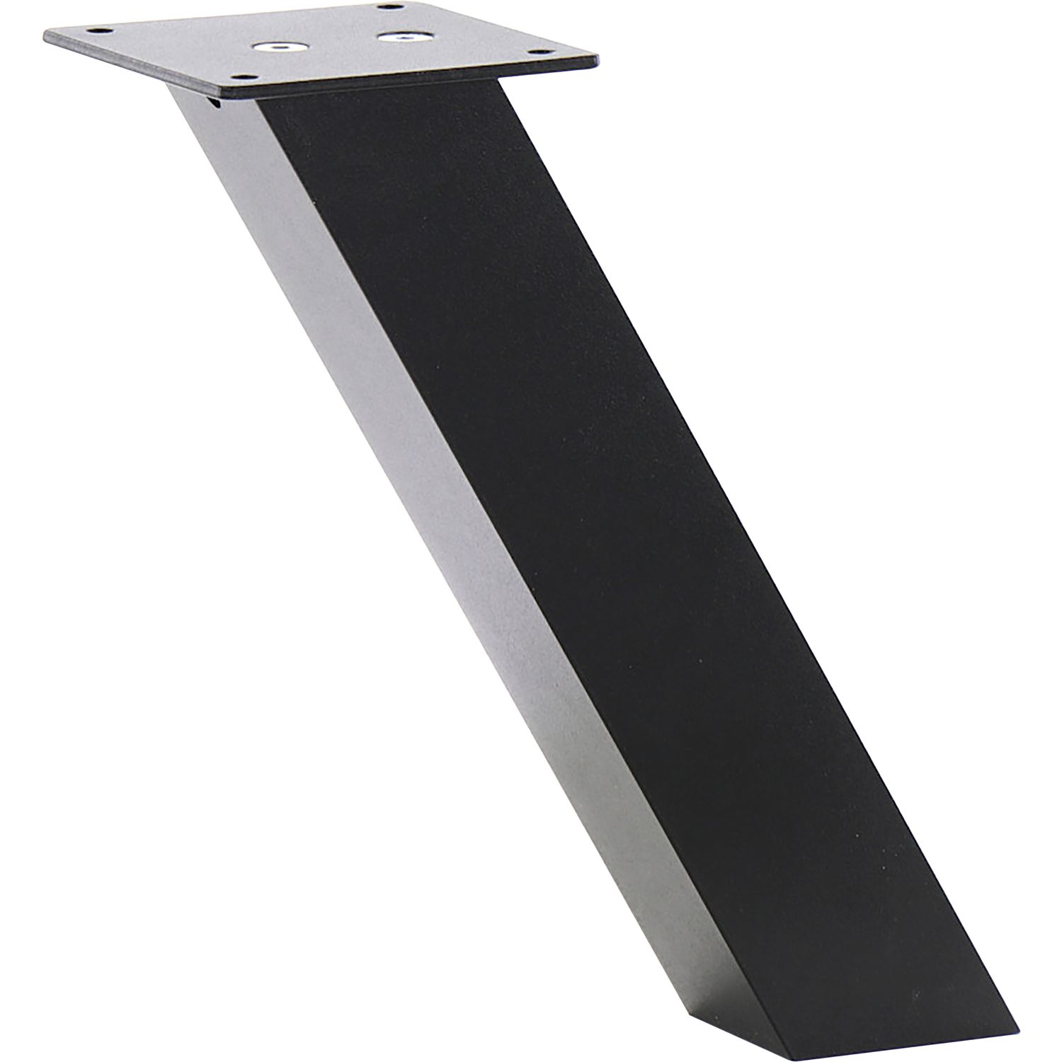 Barkonsole Capri 50 x 50 x 230 mm schräg Aluminium schwarz