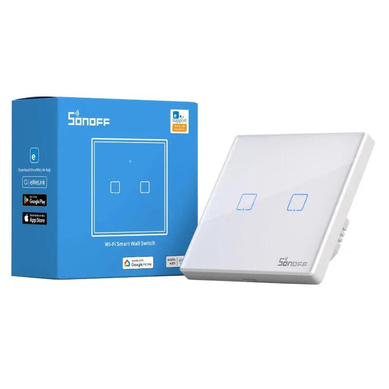 Sonoff WLAN-Wandschalter der SONOFF TX-Serie WiFi+RF433 T1 2fach