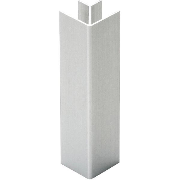 Volpato Sockelblenden-Außenecke 90° 120 mm Alu gebürstet