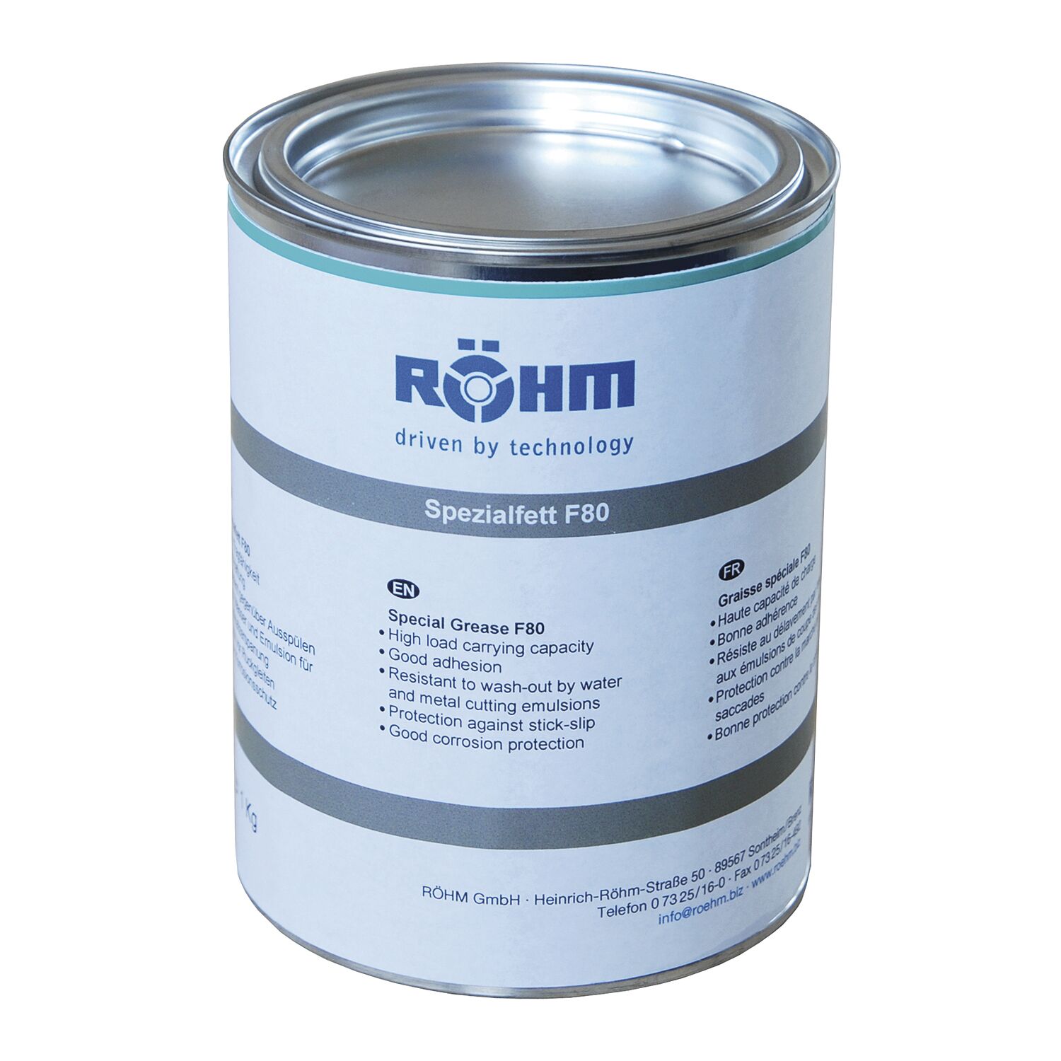 RÖHM Spezialfett Type 1028-B F80 für Drehfutter in Dose