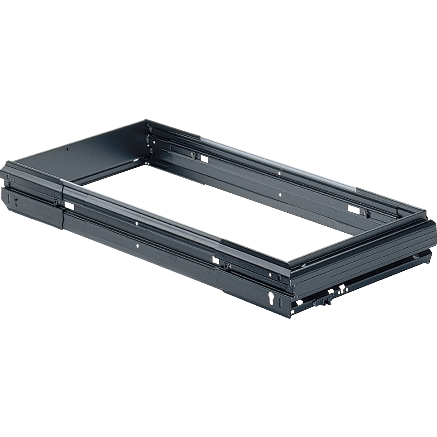 HETTICH Systema Top 2000 Hängeregistratur-Rahmen 866-1038 / 600 mm schwarz