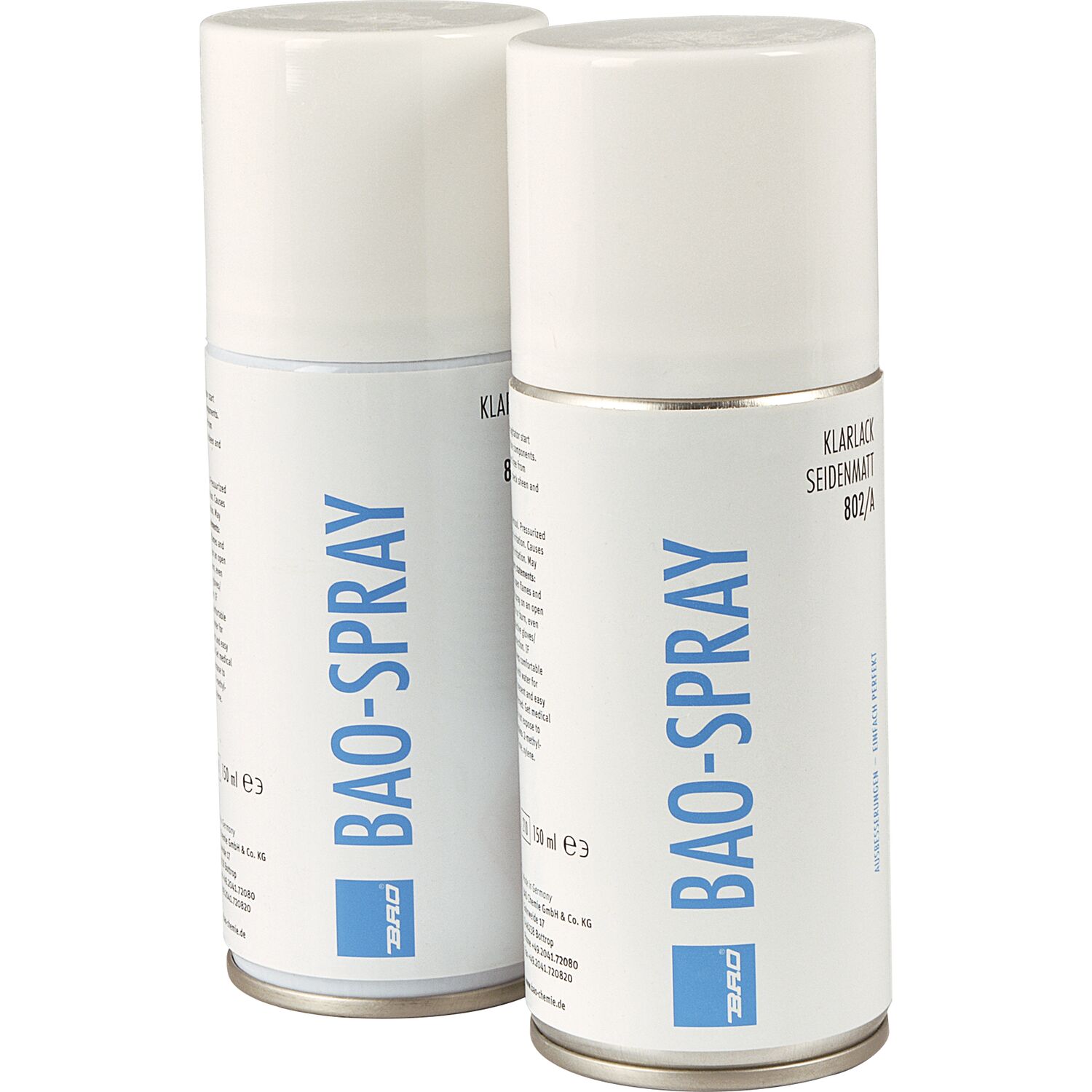 BAO Klarlack 2x150 ml glänzend/seidenmatt