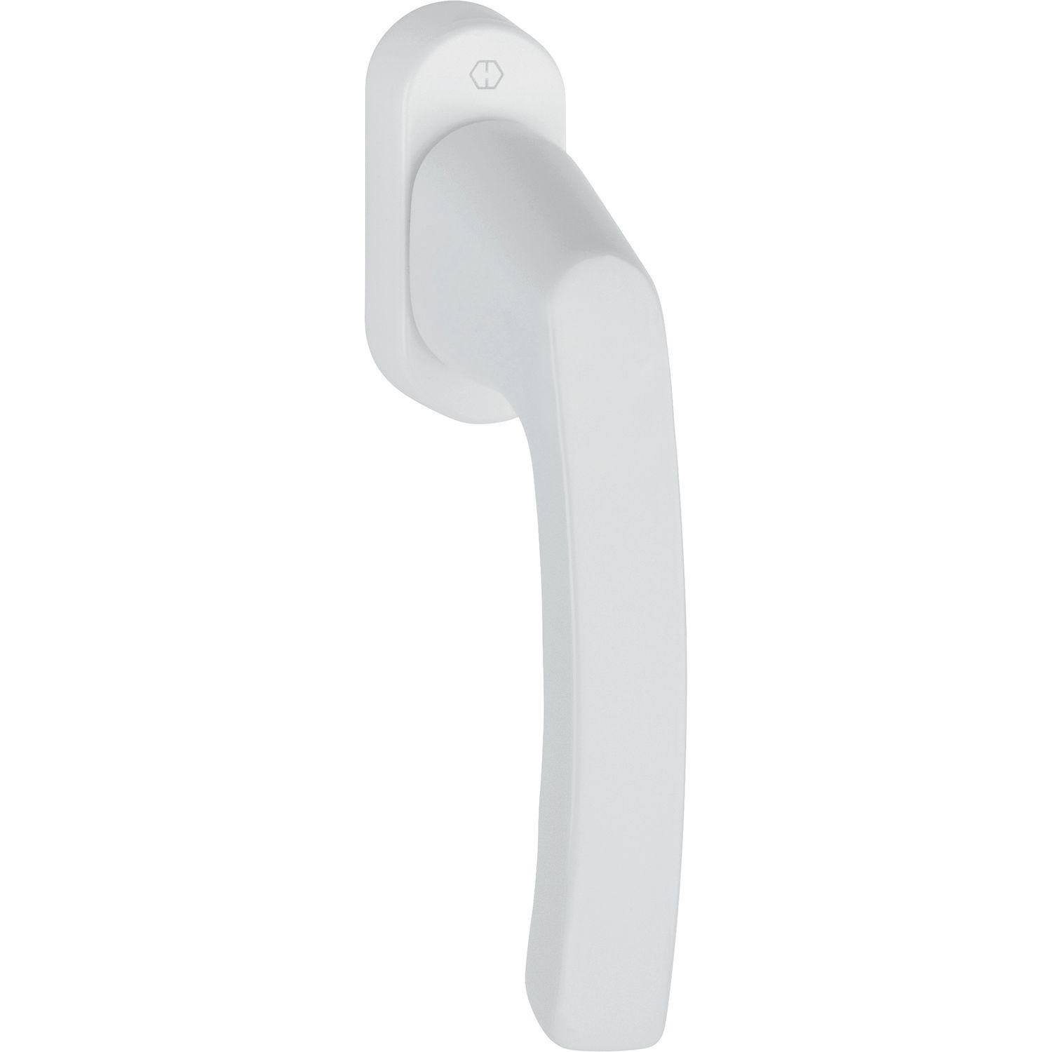 Hoppe Fenstergriff LIÈGE Vierkant 7x40mm Alu weiß