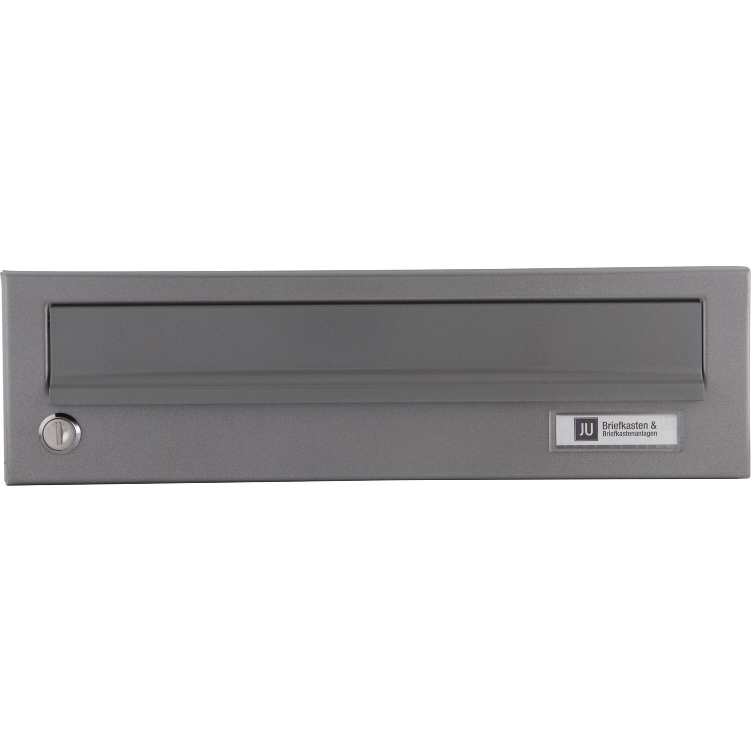 JU Ersatztüre für Hausbrieffachanlage 375 x 110 mm, graualuminium RAL 9007