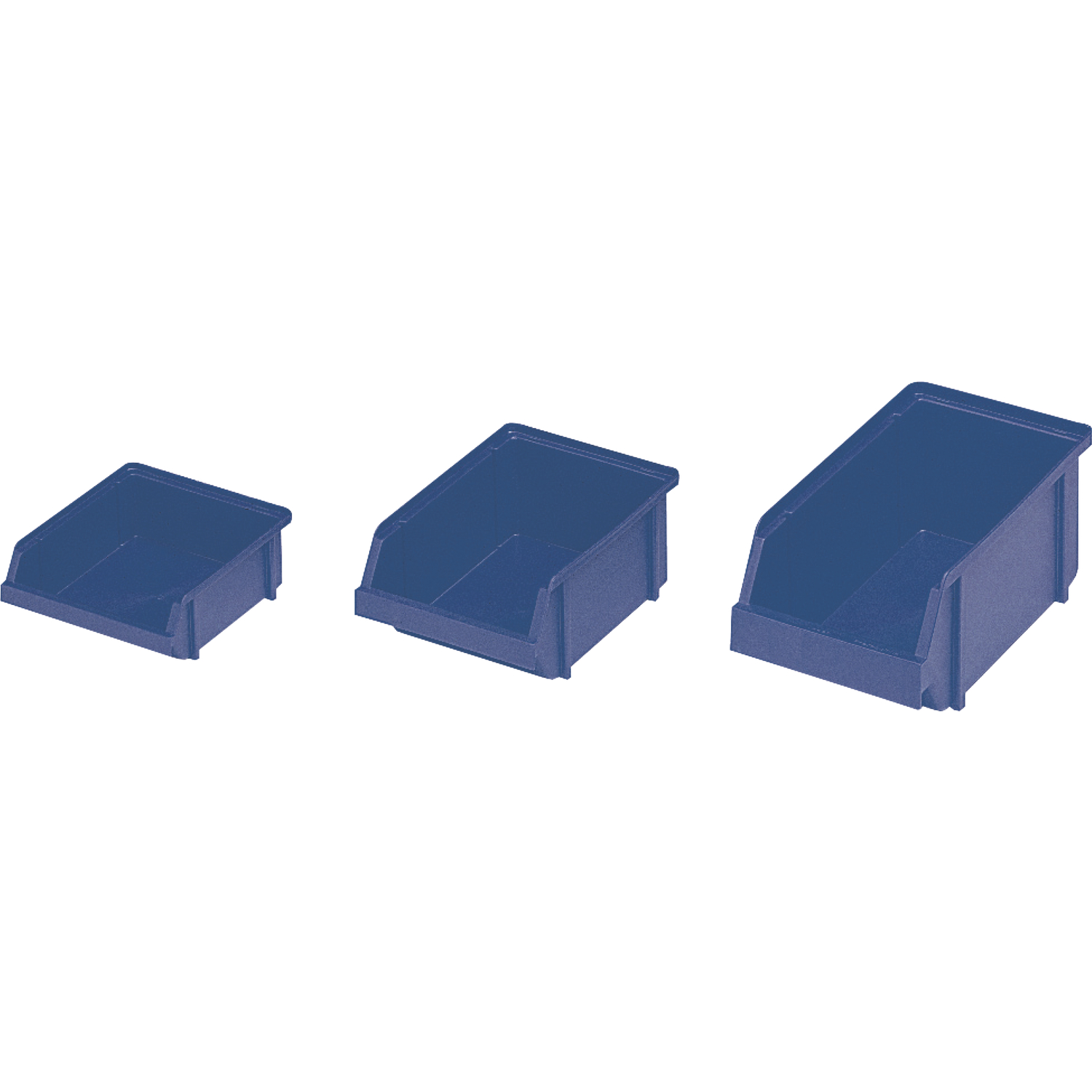 raaco Sichtlagerkasten 5-460 blau 300 x 125 x 126 mm