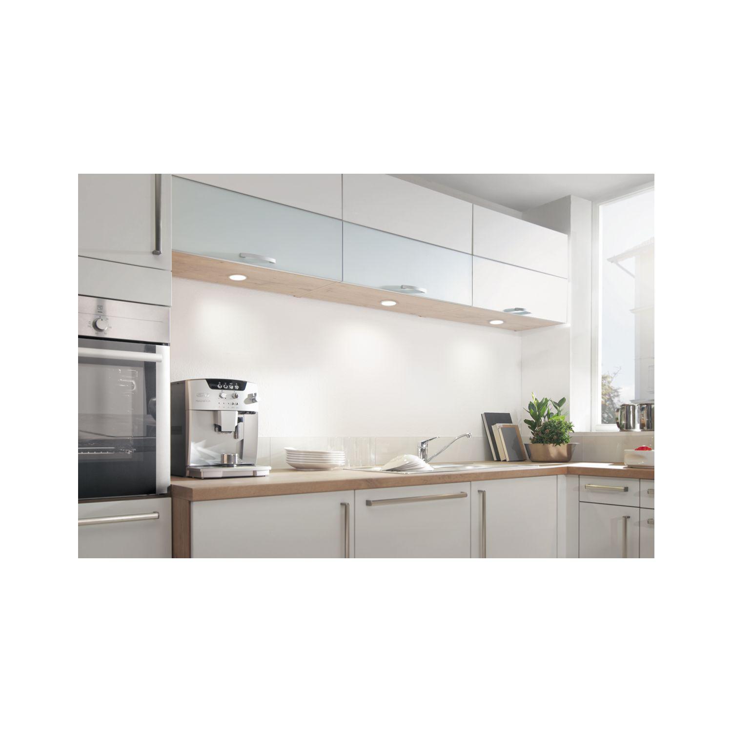 Elektra LED Einbauleuchte 8001B-78 warmweiß ø 82mm schwarz