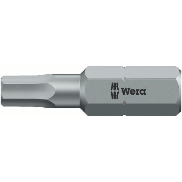 Wera Bit-Einsatz 840/1Z 1/4"sechskant 8.0/25 mm Innensechskant