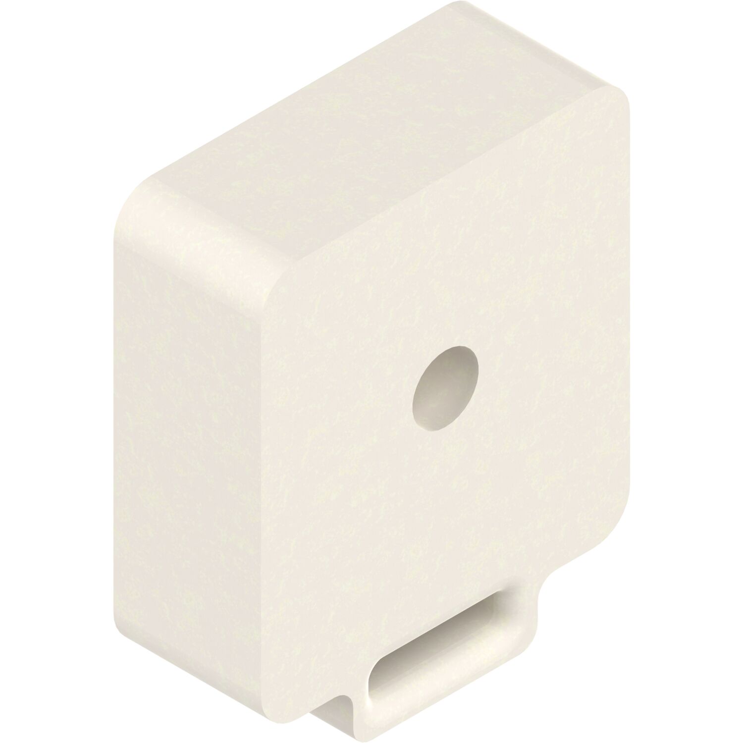 blum Distanzteile Innenschubkasten-Teilauszug 8 mm ohne Dübel, KS cremeweiß