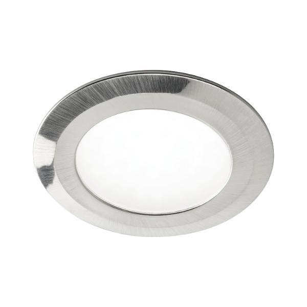 LED Einbauleuchte Date, neutralweiß, Edelstahl Eff., 3er Set