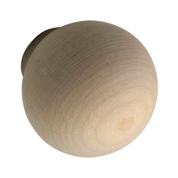 Knopf Olwen ø 30 mm, Tiefe 34 mm, Ahorn roh