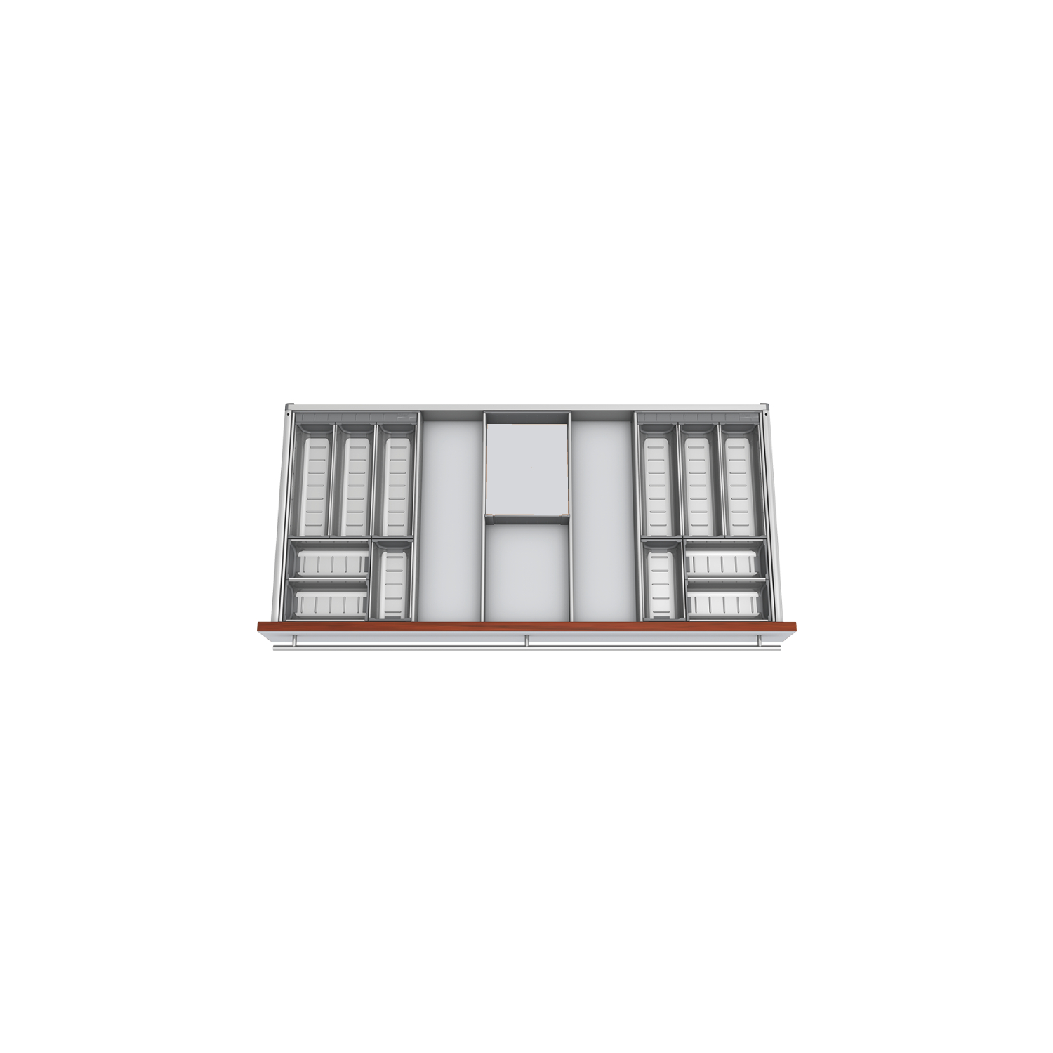 blum ORGA-LINE Schalen-Set KB 1100 - 1199/NL 450 mm Edelstahl/Kunststoff