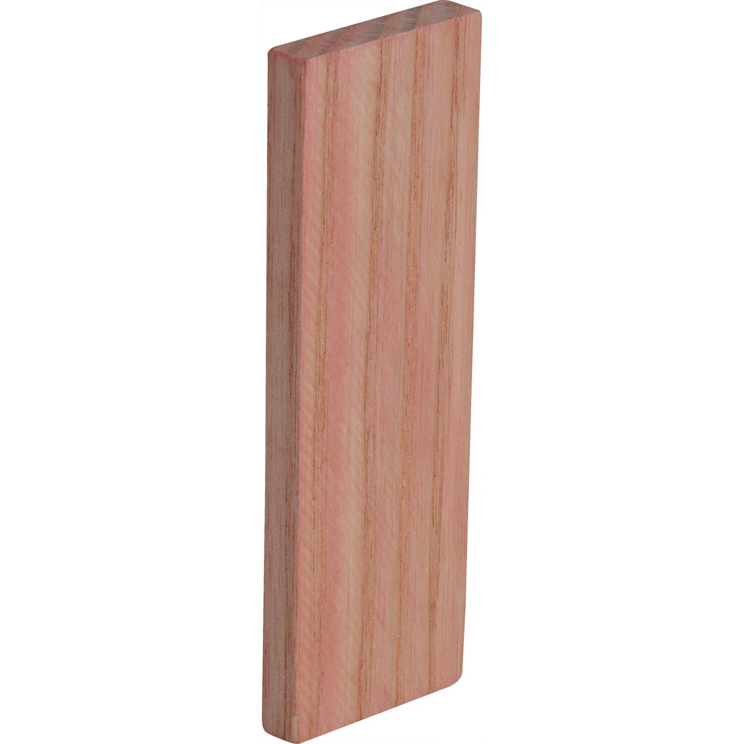 Holzklotz Esche lackiert 80 x 24 x 6 rot (100 Stück)