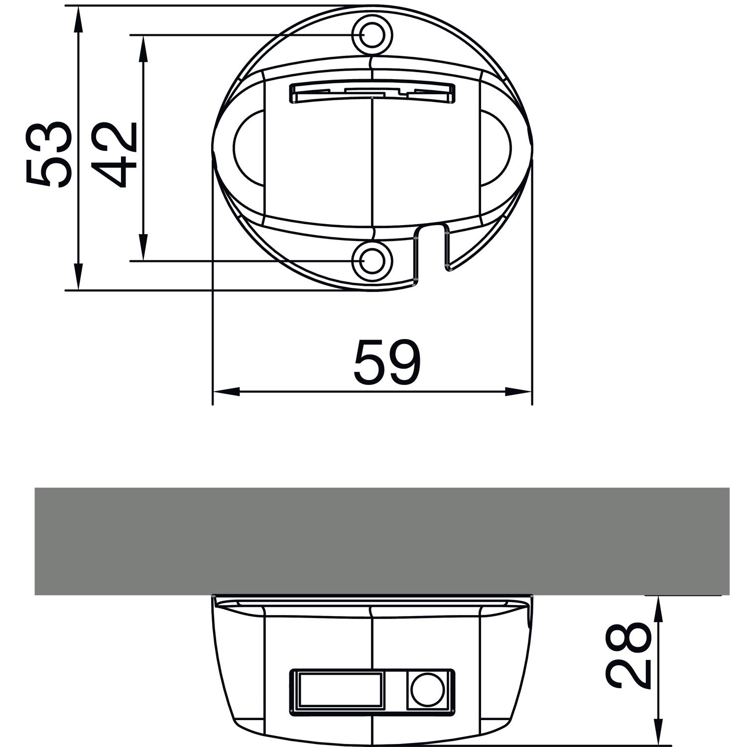 Servetto Kleiderlift elektrisch i3 Zusatz-Sensor, Kunststoff weiß