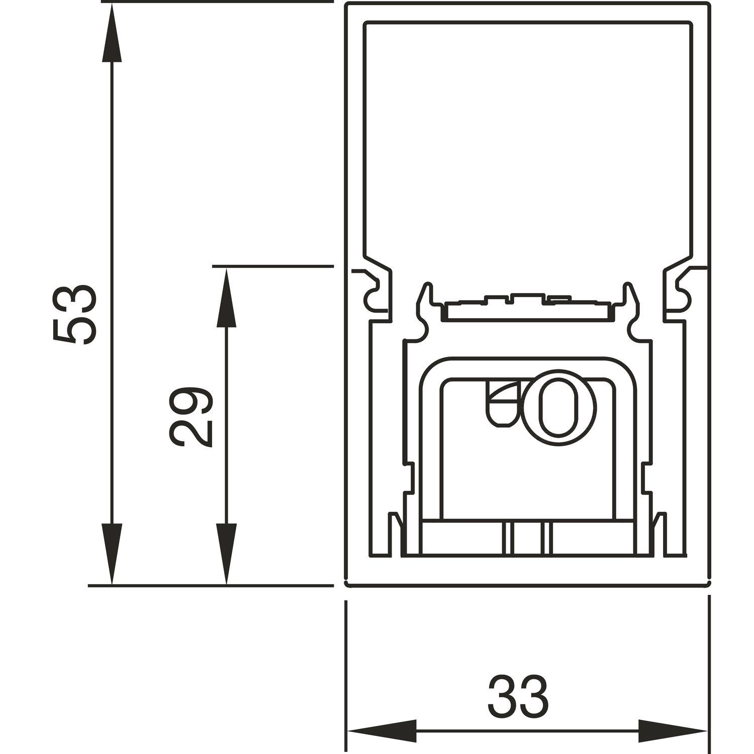 Elektra Wandleuchte LD 8015 A 9 W 4000K neutralweiß 600mm Aluminium
