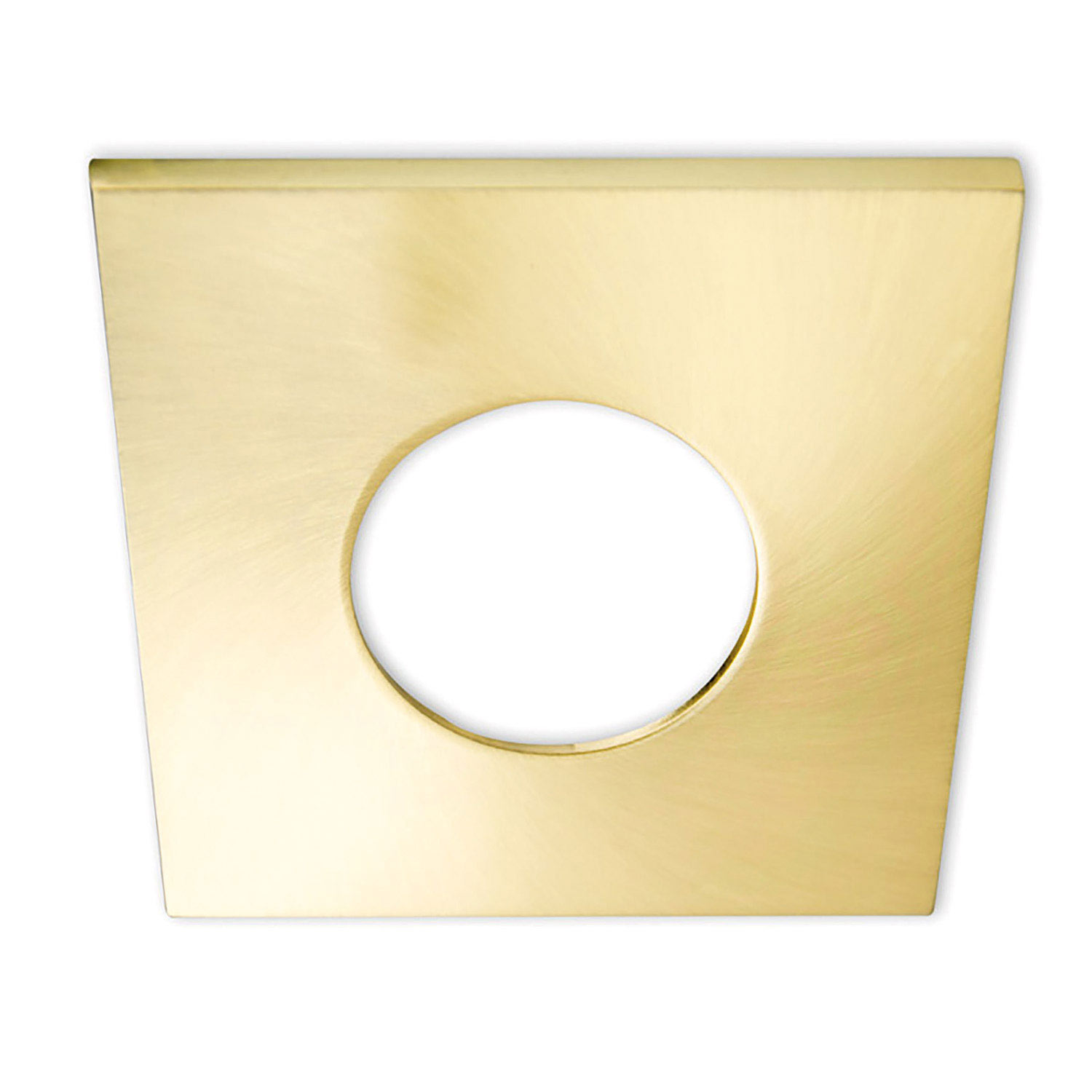 ISOLED Cover Aluminium eckig gold gebürstet für Sys-68