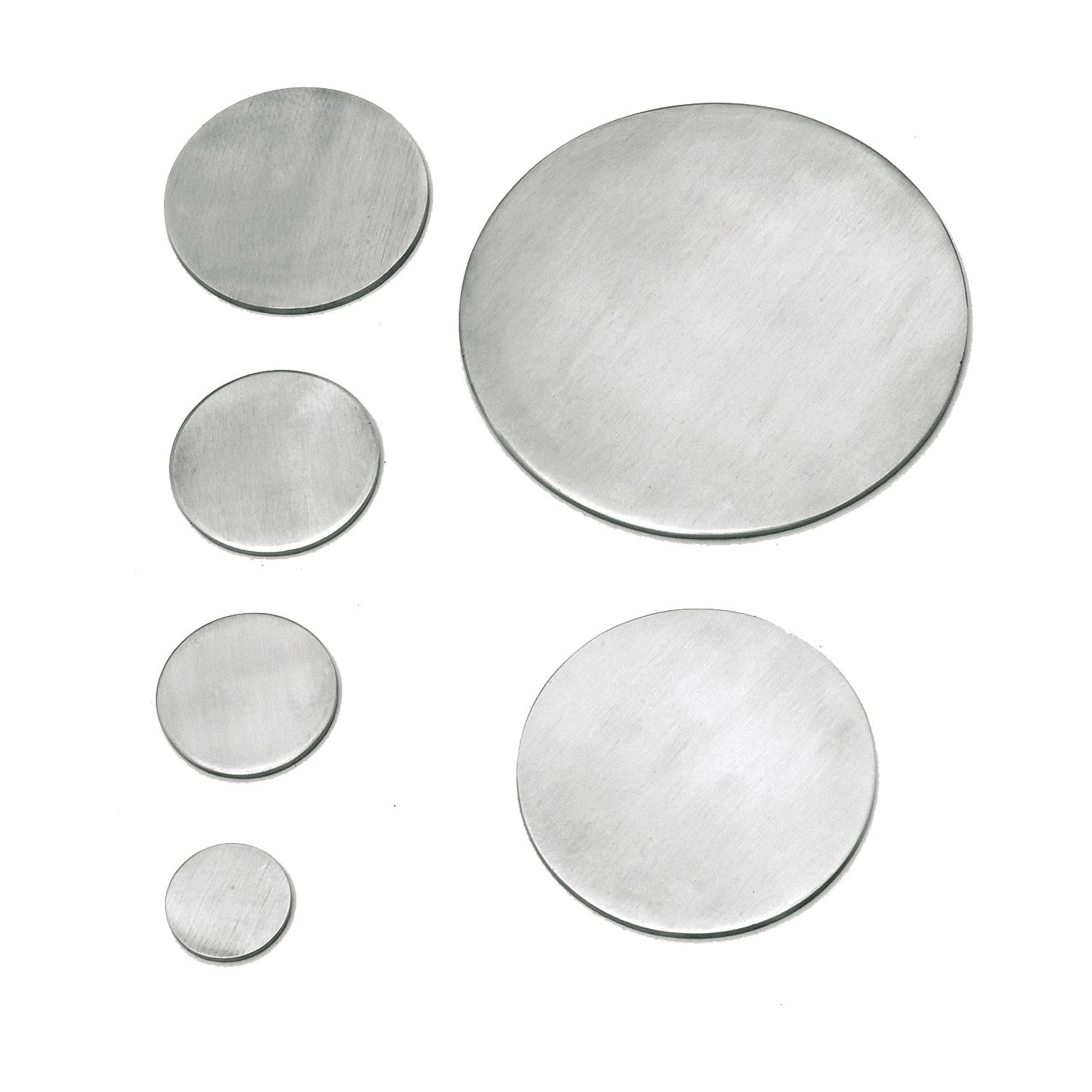 croso Ronde ø 120 mm, Materialstärke 6 mm, Edelstahl einseitig geschliffen V2A