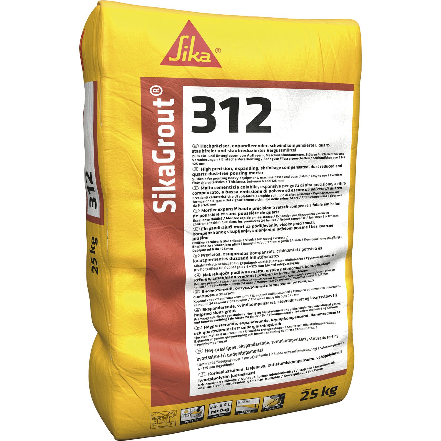 Sika Grout - 312 Vergussmörtel 25kg