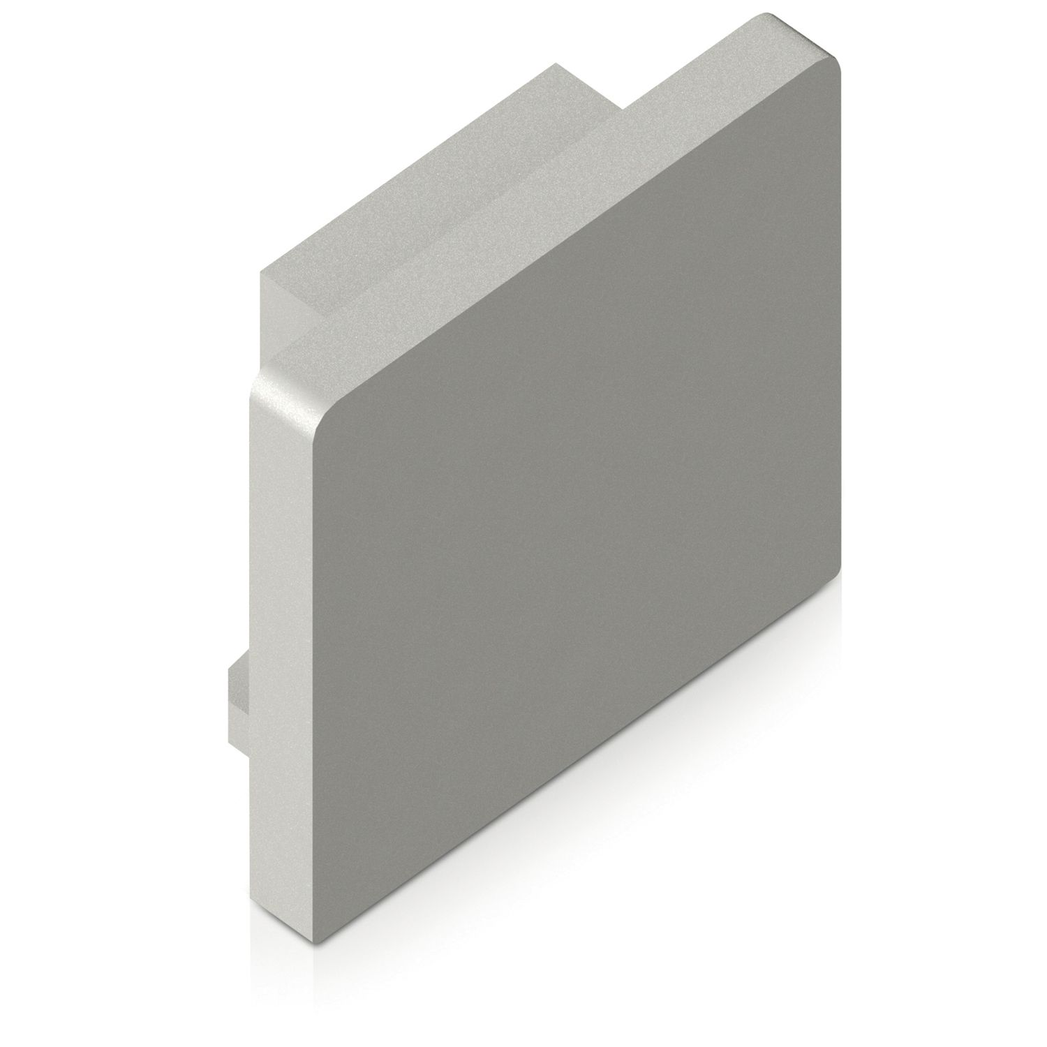 Bilton Endkappe CT00U-A L: 1,5 B: 12,5 H: 12,5 mm Aluminium eloxiert