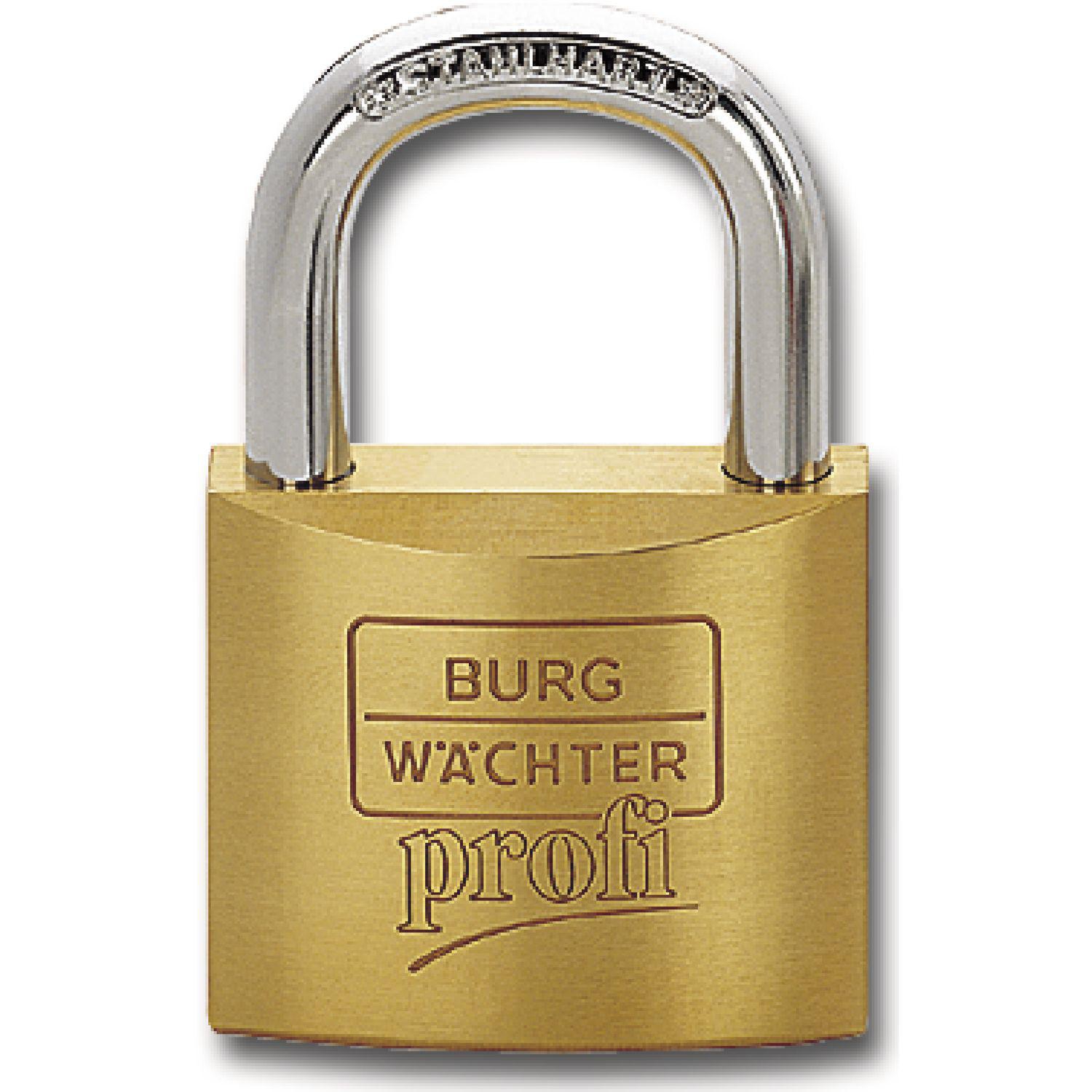 Burg-Wächter Vorhangschloss 116 Profi, verschiedensperrend, Breite 50 mm