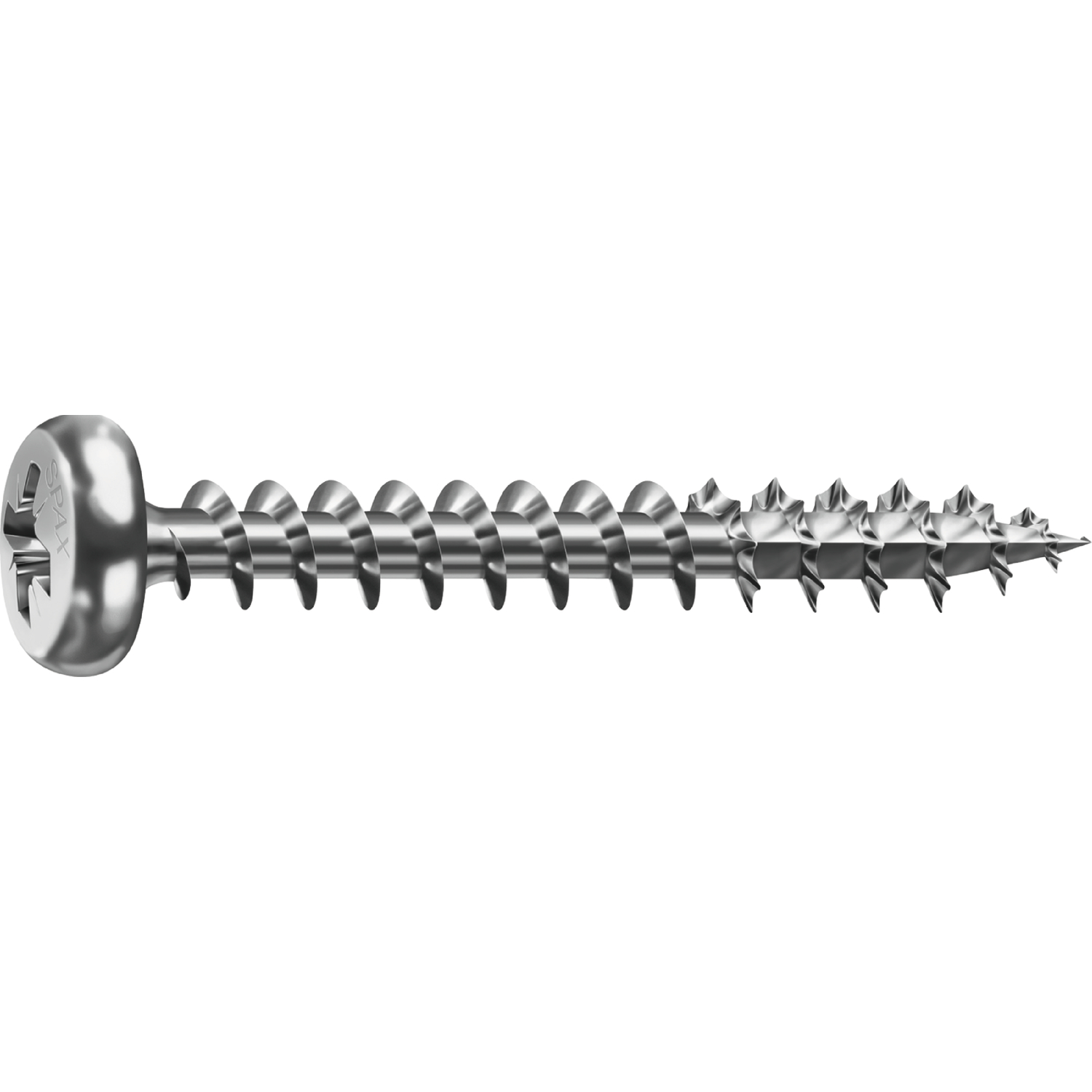 Spax Halbrundkopf 3.0x10 Vollgewinde Pozidriv 1 WiroxSilber mit Bewertung (1000Stk)
