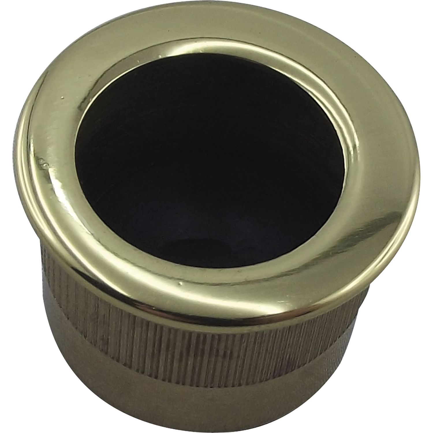 Marchesi Stirnziehgriff Einlassmaß ø 25mm Aluminium poliert