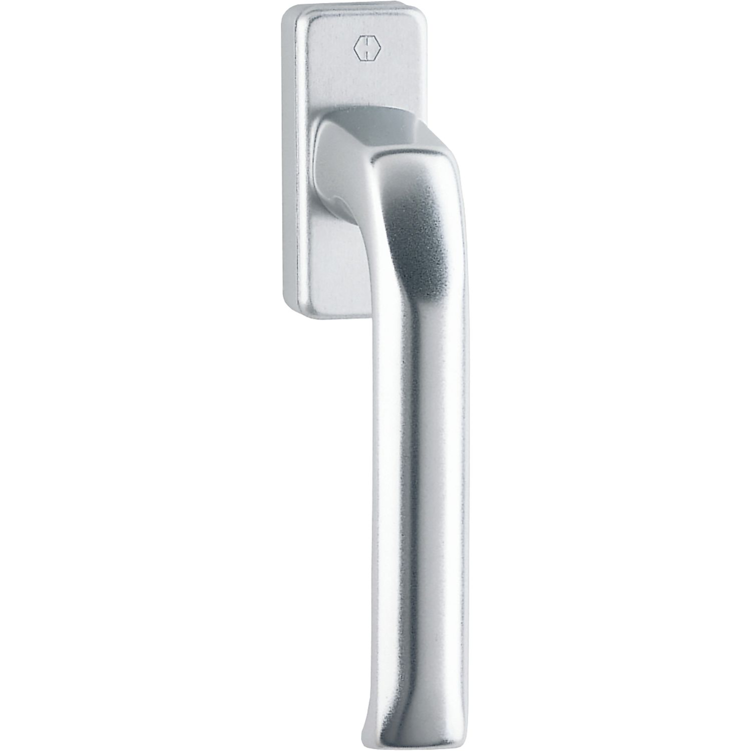 Hoppe Fenstergriff LONDON Vierkant 7x32mm Alu silber eloxiert