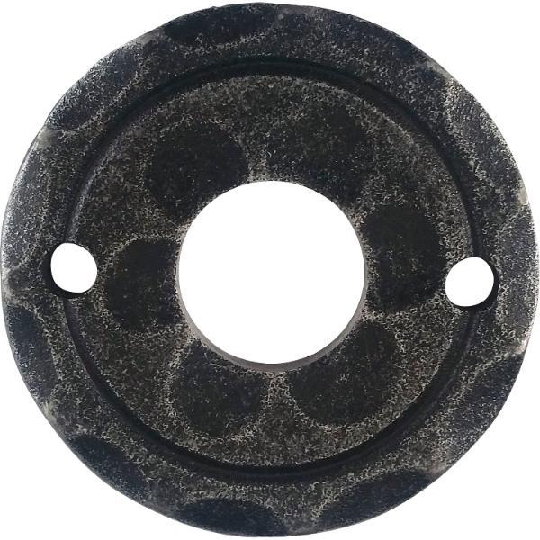 Halcö HALCÖ Drückerrosette SILL, ø 50 mm, verzinkt schwarz passiviert