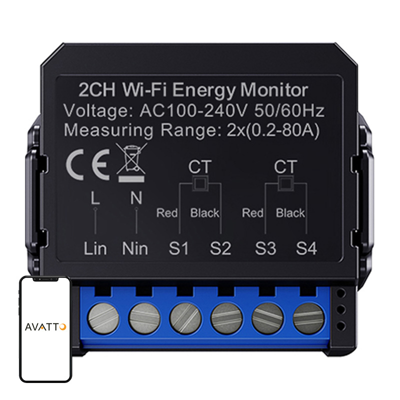 Avatto WiFi smart bi-directional energy meter