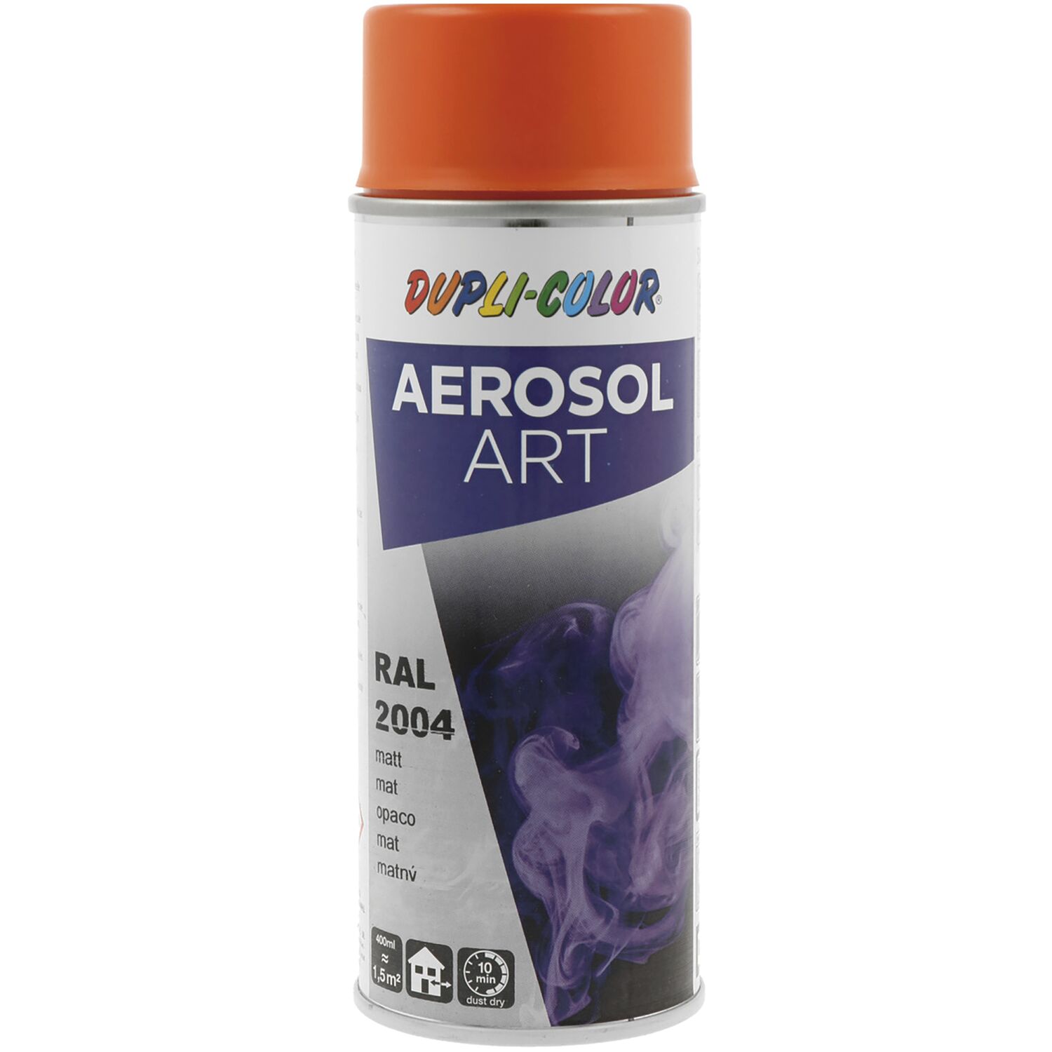 Dupli-Color Lackspray Aerosol Art 400ml reinorange matt / RAL 2004
