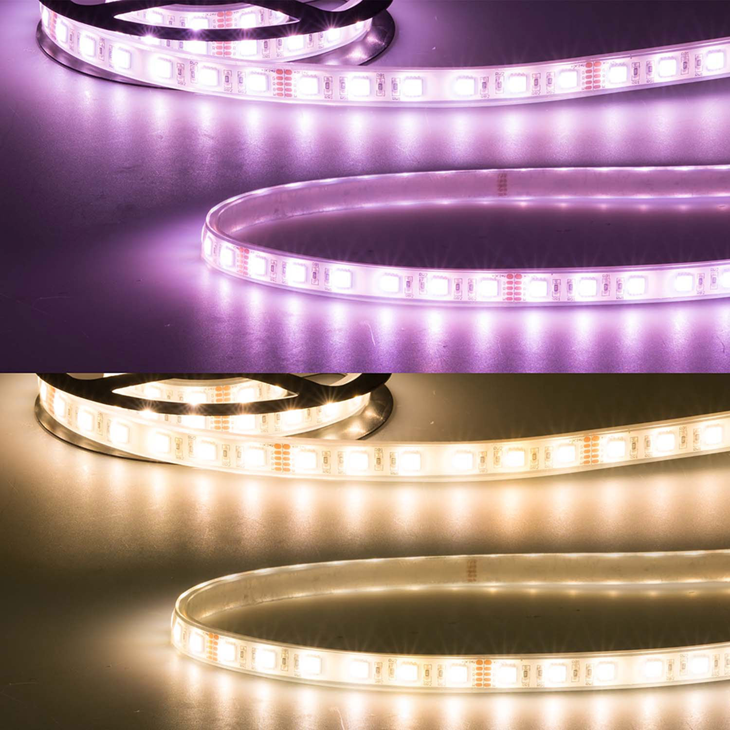 ISOLED LED AQUA RGB+WW Flexband 24V DC 19W IP68 4in1 chip 5m Rolle 60 LED/m ISOLED LED AQUA RGB+WW Flexband 24V DC 19W IP68 4in1 chip 5m Rolle 60 LED/m