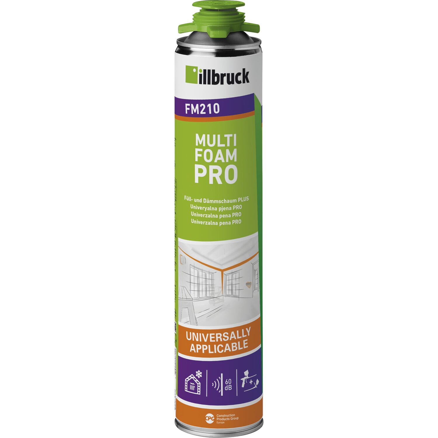illbruck FM210 Fensterschaum B2 880ml, - 54L Ausbeute