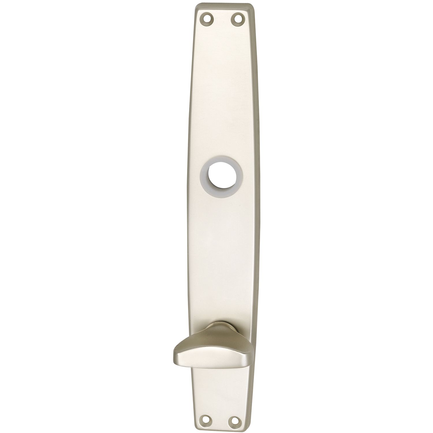 Grundmann Langschild WG 1000 FAVORIT, WC 90, m. Drehknopf, Alu neusilber eloxiert