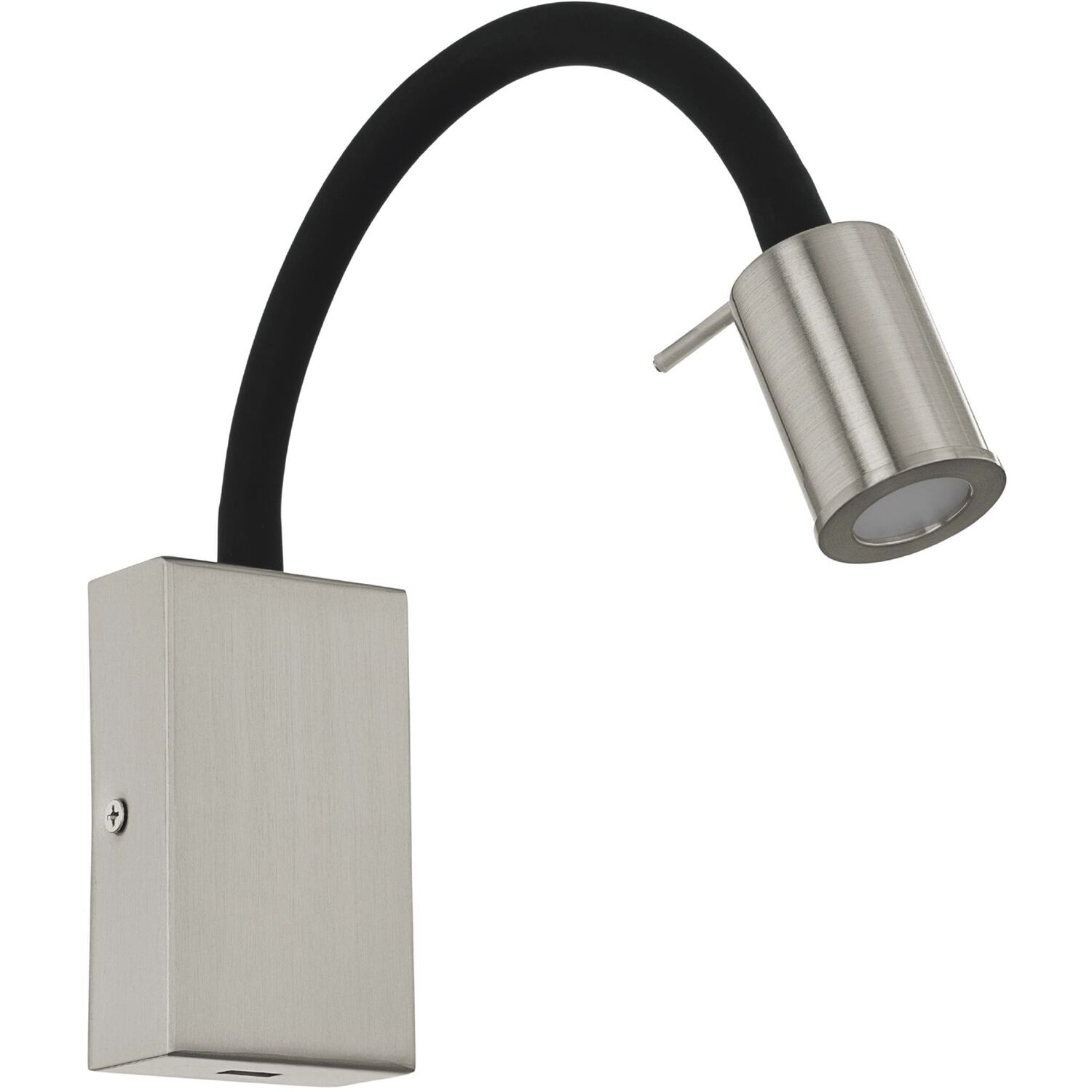 Wandleuchte Tazzoli Pro Nickel matt, schwarz
