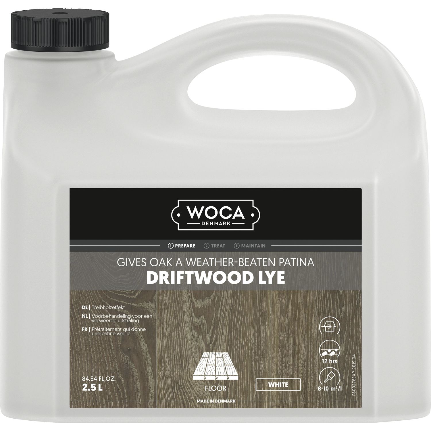 Woca Treibholzlauge, weiß 2,5 Liter