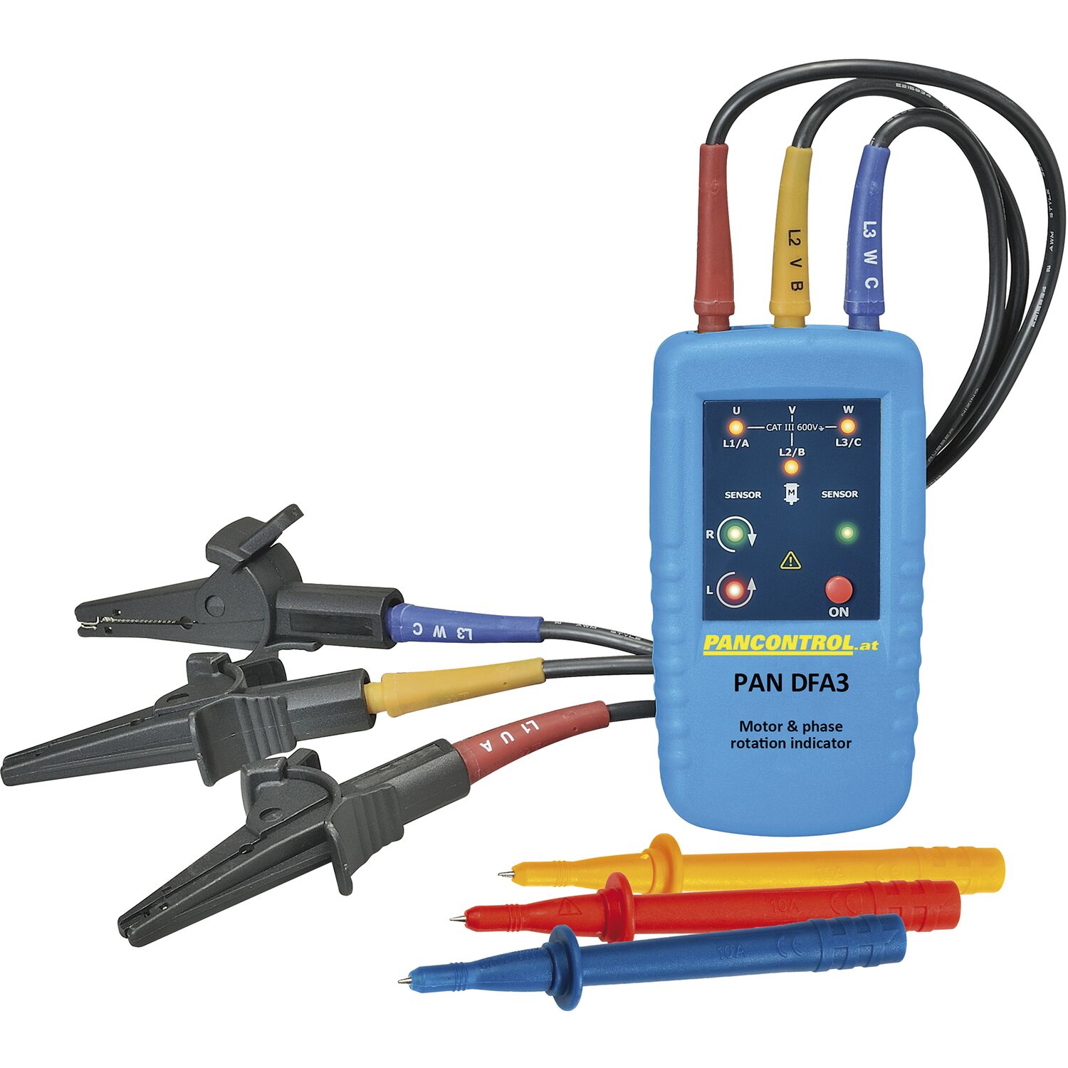 Pancontrol Drehfeld- und Motor-Drehrichtungsanzeiger PAN DFA3