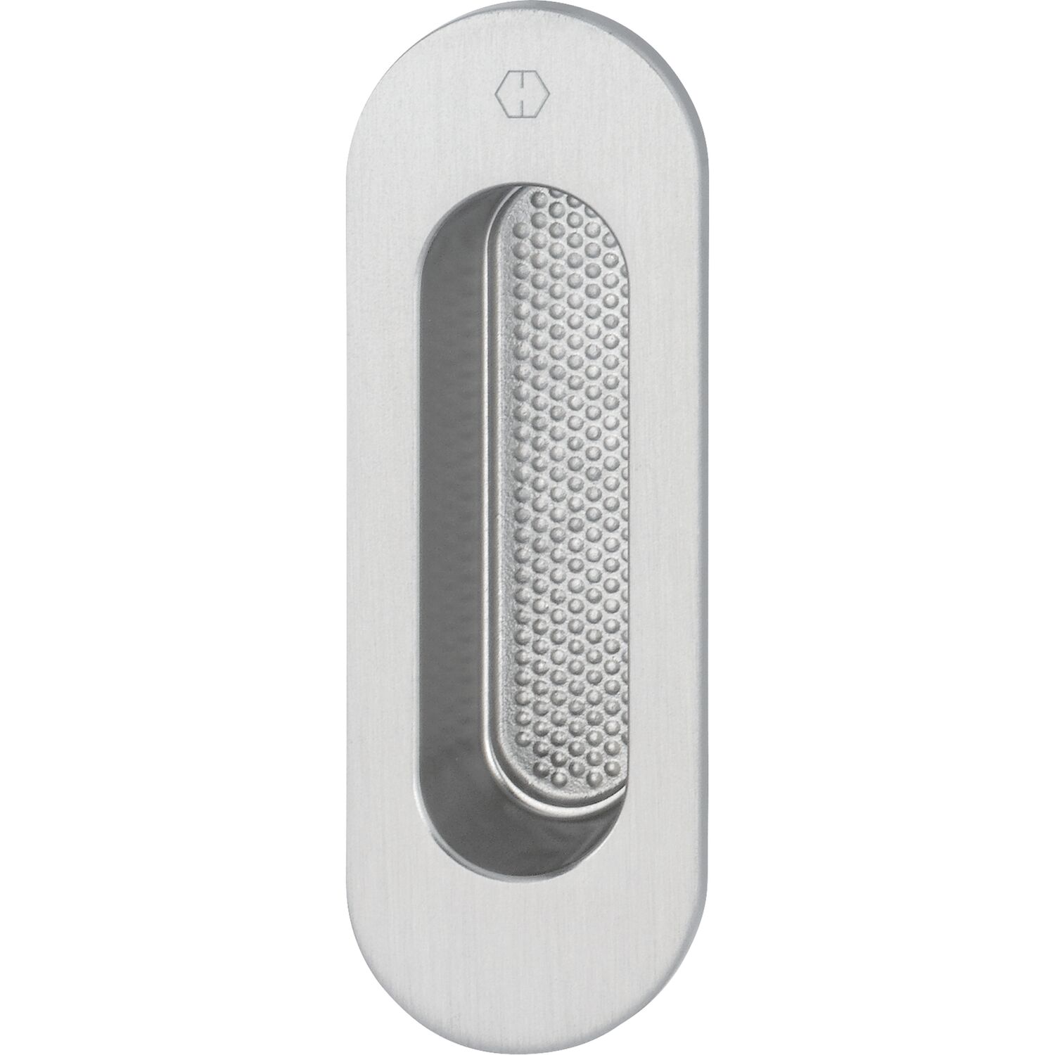Hoppe HOPPE Hebeschiebetürmuschel OMEGA außen oval, Aluminium edelstahlfarbig matt