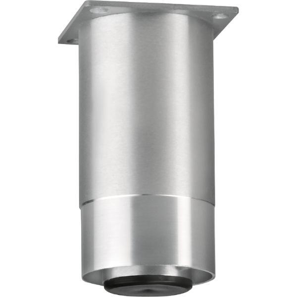 Dekorfuß Fuß ø 60 mm, Länge 120 mm, Aluminium matt geschliffen/glanz