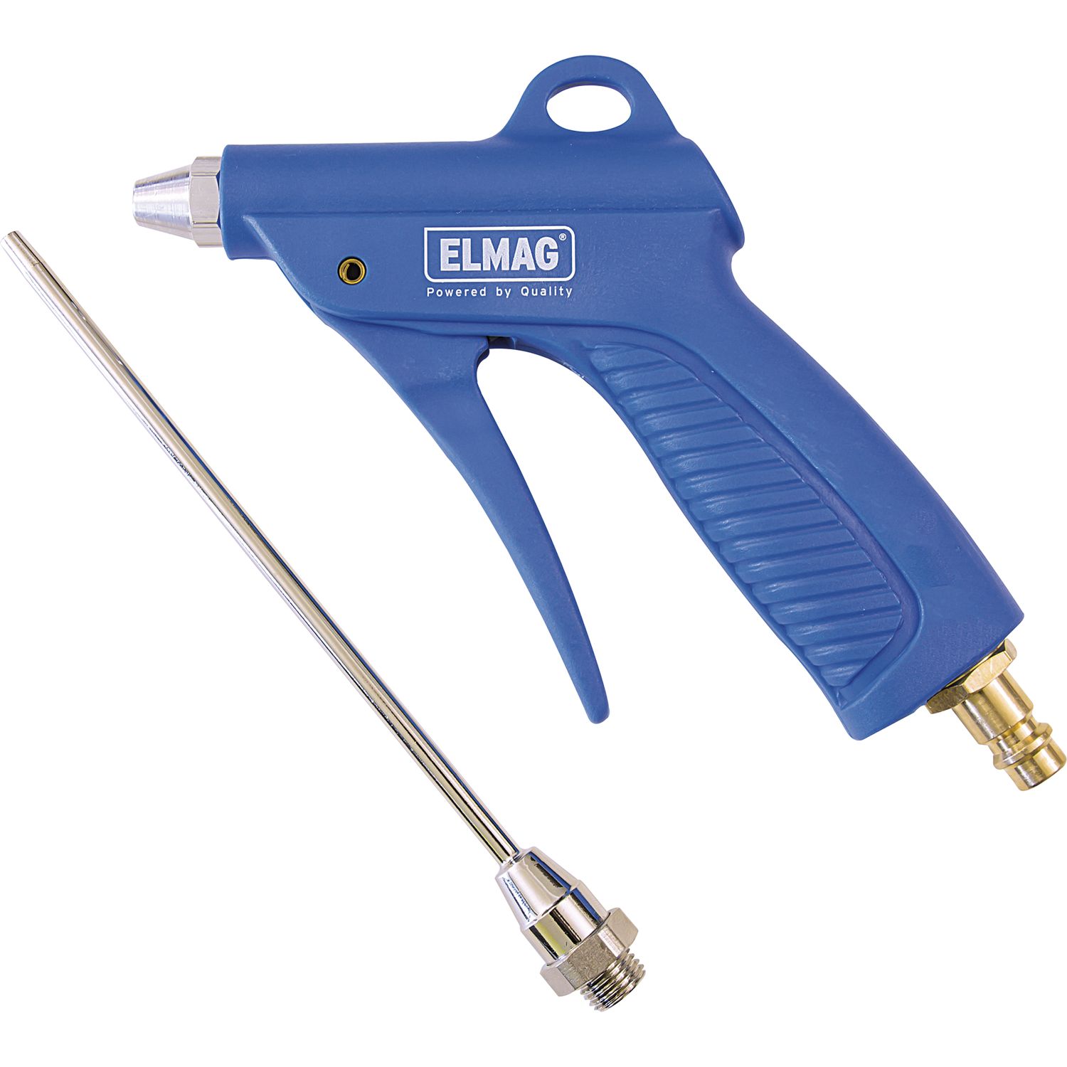 Elmag Ausblaspistole PA Kombi-Set mit Normaldüse und Verlängerungsdüse 165 mm